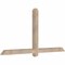Ekena Millwork Eugene Smooth Timber Gable Bracket, Douglas Fir, 72"W x 36"H x 3 1/2"D x 3 1/2"F, 12/12 Pitch GBW072X36X0404EUG00SDF - alternate 3